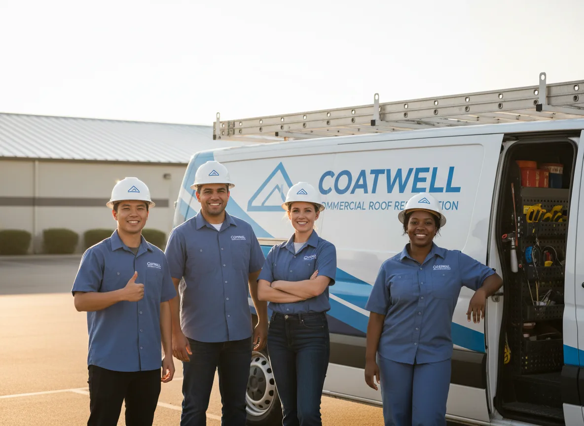 Commercial roof coating company in Milmine, IL